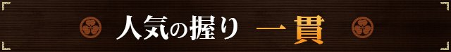 人気の握り一貫